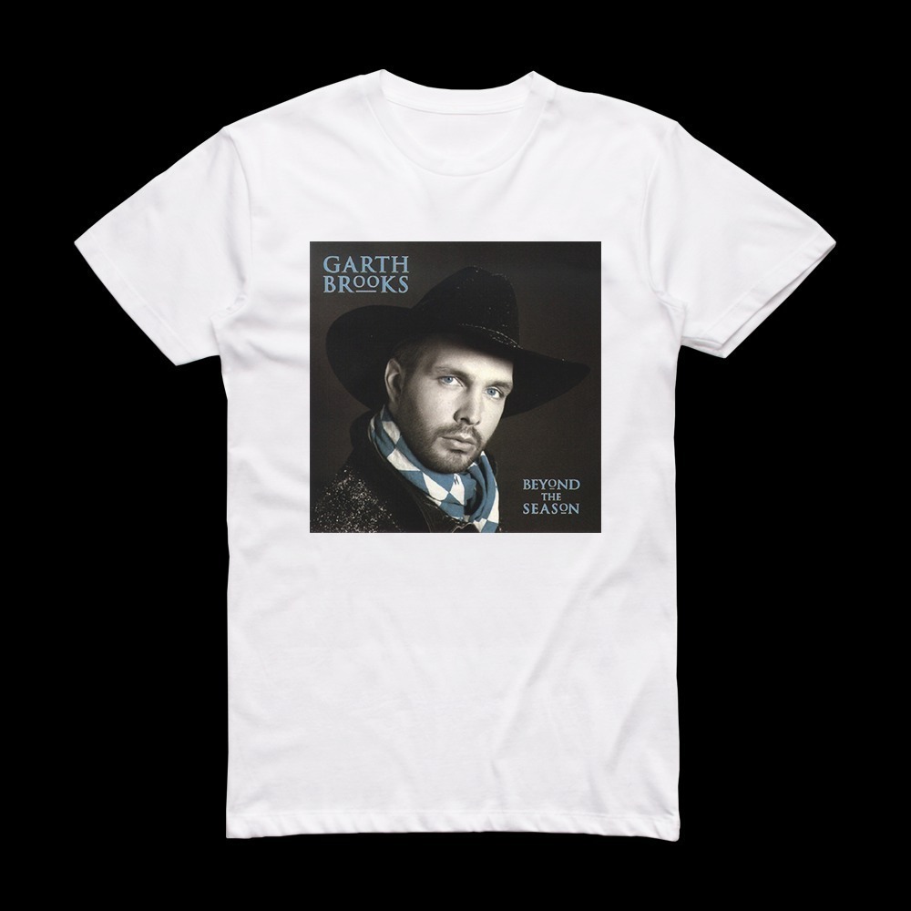 Garth Brooks Beyond The Season Album Cover T-Shirt White
